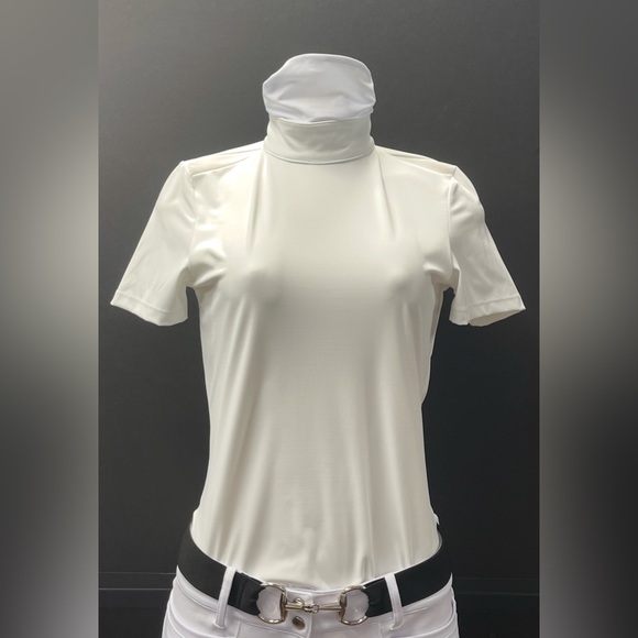 Equestrian Show Shirt Equisite White - Picture 3 of 5